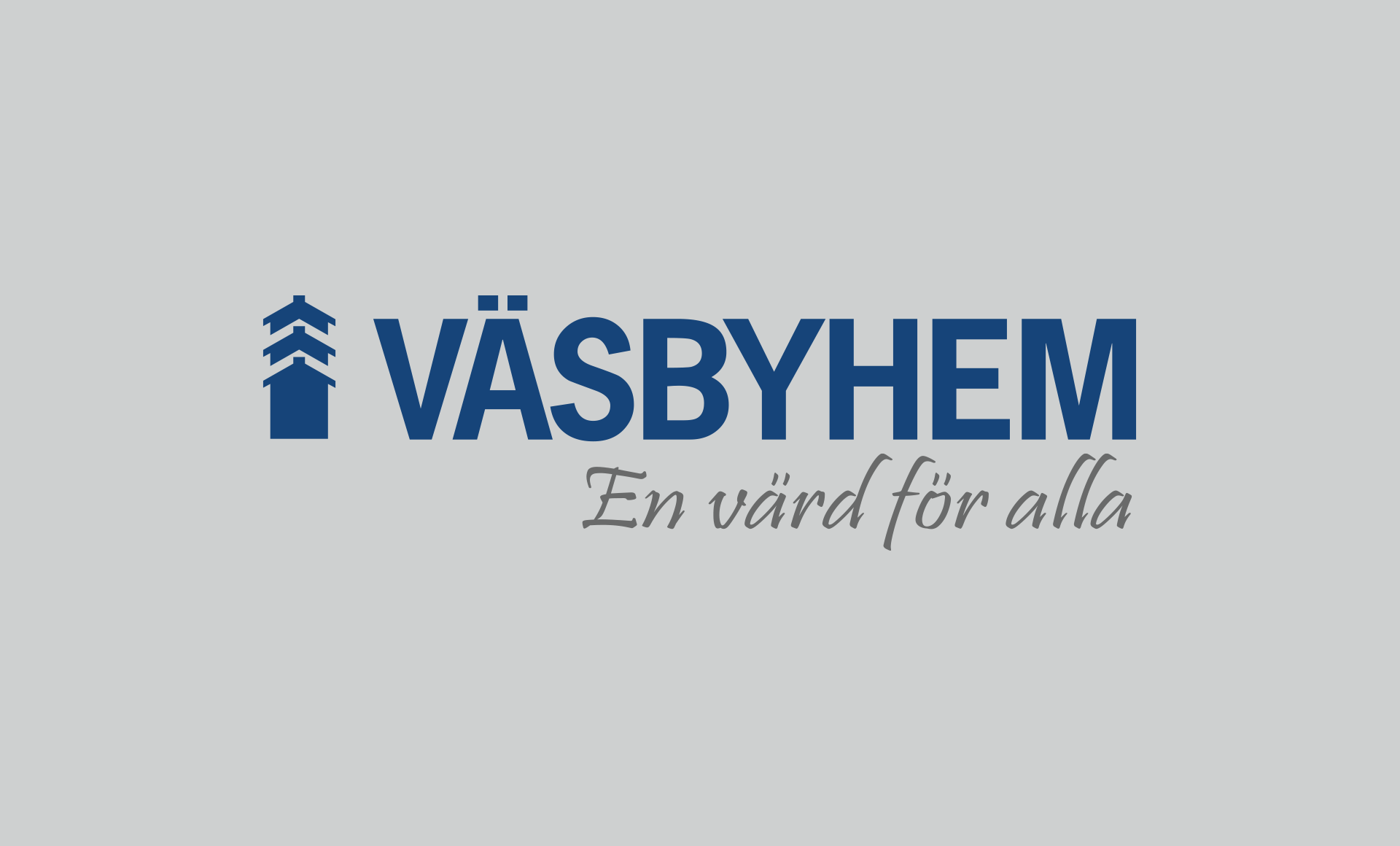 Bild med ljusgrå bakgrund och Väsbyhems logotyp