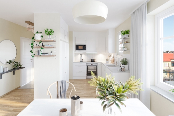 1 rum och kök, Eds Allé — 9 590 kr/mån